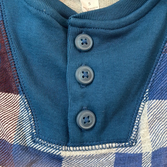 Tea collection tartan popover sweater - Picture 5 of 5